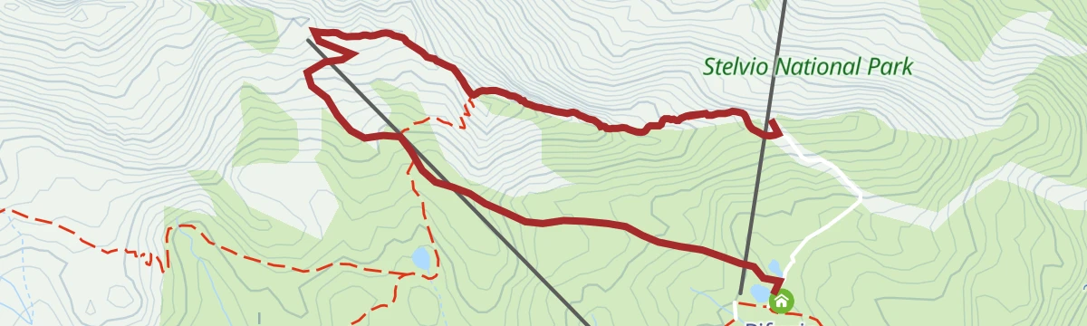 Route map: Sunny Valley Cresta Sobretta